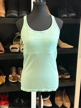 lululemon athletica Mint Ribbed Scoop Neck Tank